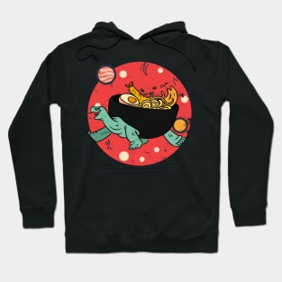 Kawaii Tortoise Ramen Noodles Space Otaku Ramen Bowl Turtle Hoodie